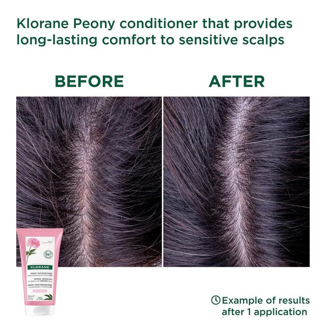 Klorane Soothing Conditioner with Organic Peony for Sensitive Scalps thumbnail 6