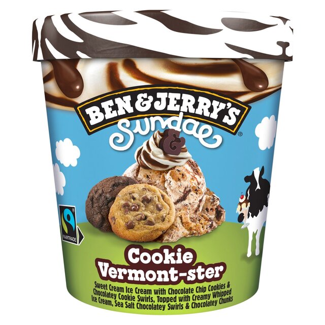 Ben & Jerry's Sundae Cookie-Vermonster Ice Cream Tub