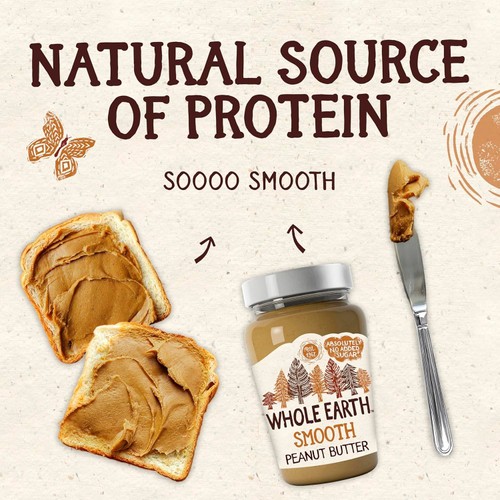Whole Earth Smooth Peanut Butter thumbnail 8
