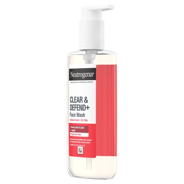 Neutrogena Clear and Defend+ Face Wash with Salicylic Acid + 2% PHA thumbnail 2