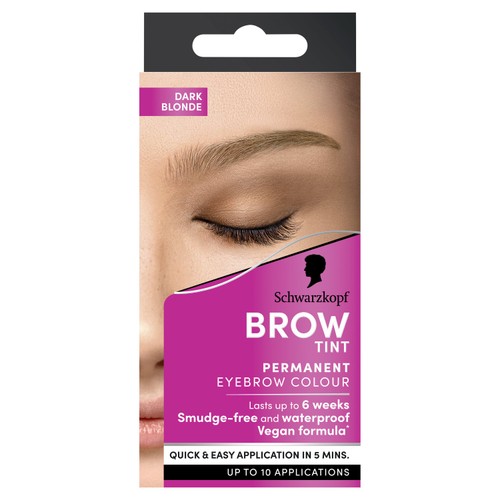 Schwarzkopf Brow Tint Permanent Eyebrow Colour Dark Blonde