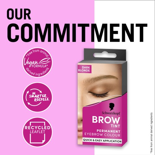 Schwarzkopf Brow Tint Permanent Eyebrow Colour Dark Blonde  thumbnail 6
