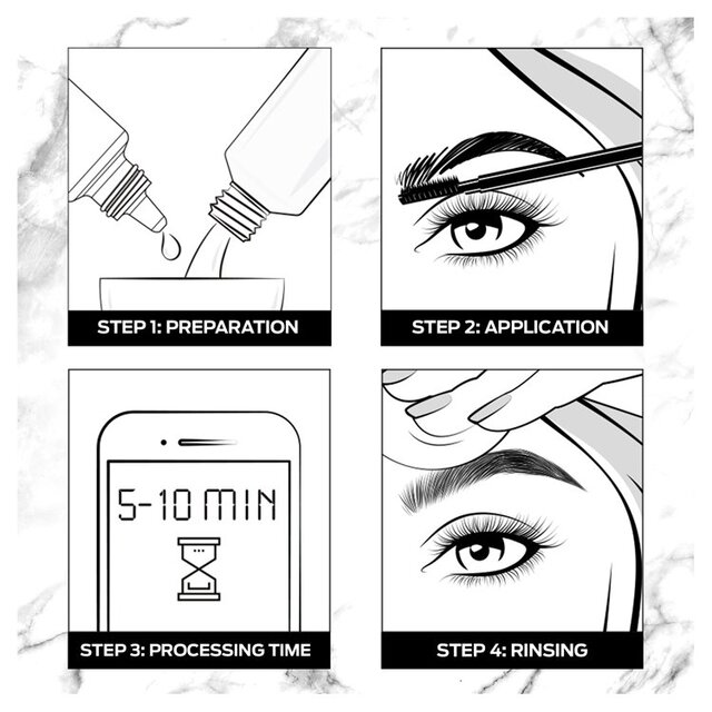 Schwarzkopf Brow Tint Permanent Eyebrow Colour Dark Blonde thumbnail 3