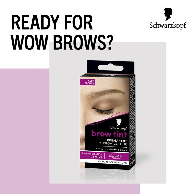 Schwarzkopf Brow Tint Permanent Eyebrow Colour Dark Blonde thumbnail 7