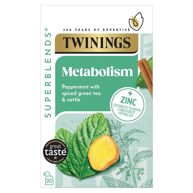 Twinings Superblends Metabolism with Peppermint, Spiced Green Tea & Nettle thumbnail 2