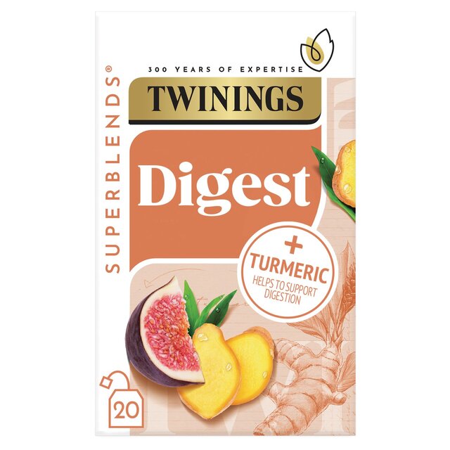 Twinings Superblends Digest Tea with Ginger & Turmeric