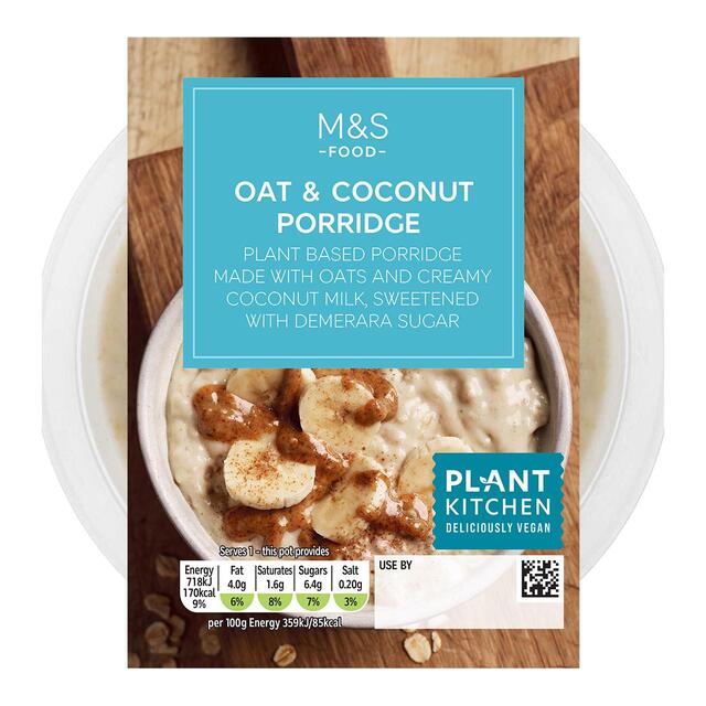 M&S Oat & Coconut Vegan Porridge thumbnail 2