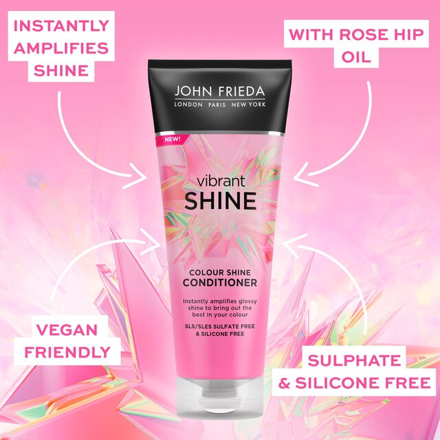 John Frieda Vibrant Shine Weightless Colour Shine Conditioner thumbnail 2