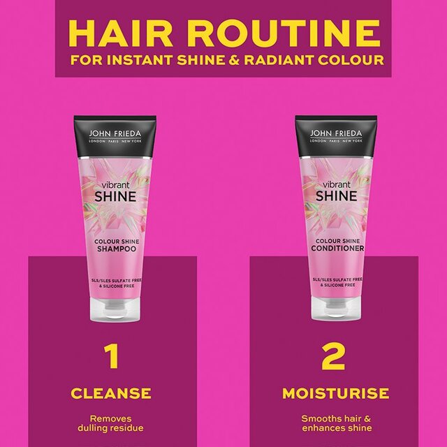 John Frieda Vibrant Shine Weightless Colour Shine Conditioner thumbnail 5