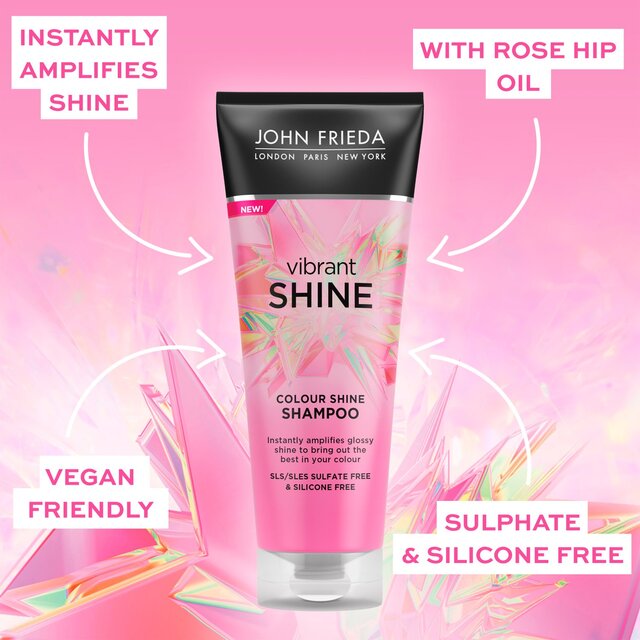 John Frieda Vibrant Shine Weightless Colour Shine Shampoo thumbnail 2