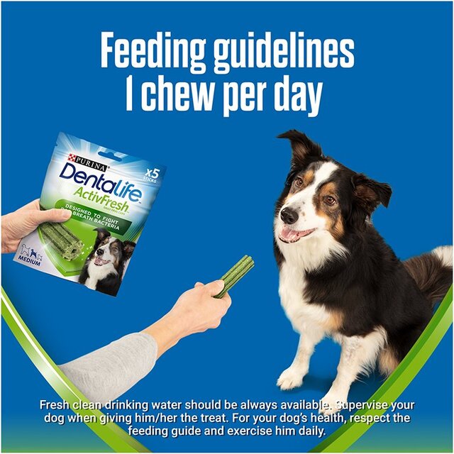Dentalife ActivFresh Medium Dental Chicken Dog Chews thumbnail 5