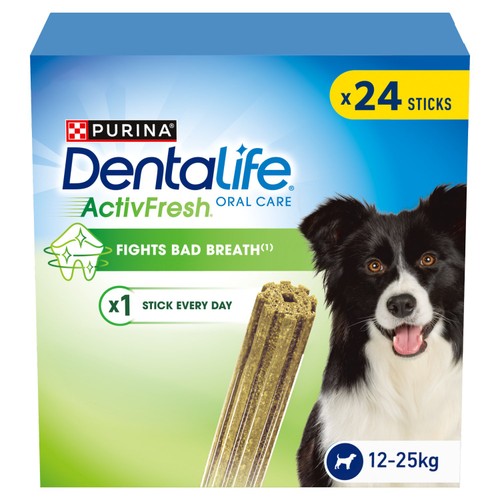 Dentalife ActivFresh Medium Dental Chicken Dog Chews  thumbnail 2