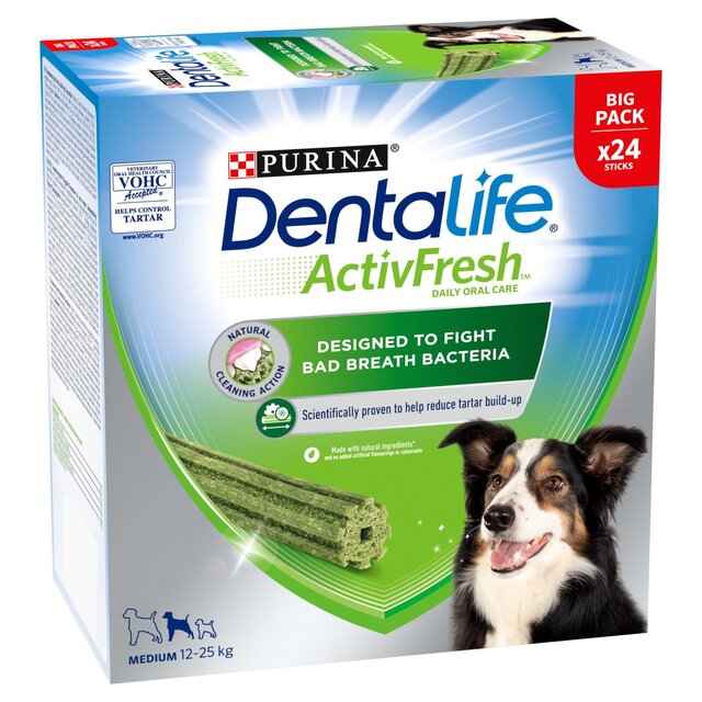 Dentalife ActivFresh Medium Dental Chicken Dog Chews thumbnail 2