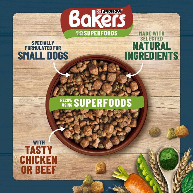 Bakers Small Dog Beef Dry Dog Food thumbnail 5