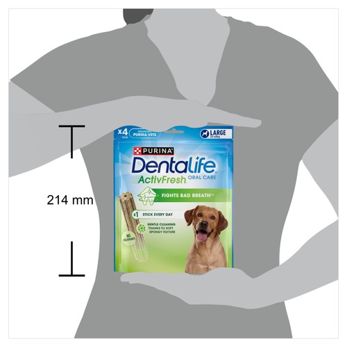 Dentalife ActivFresh Large Dental Chicken Dog Chews  thumbnail 9