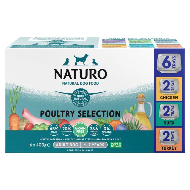 Naturo Adult Dog Grain & Gluten Free Variety Trays