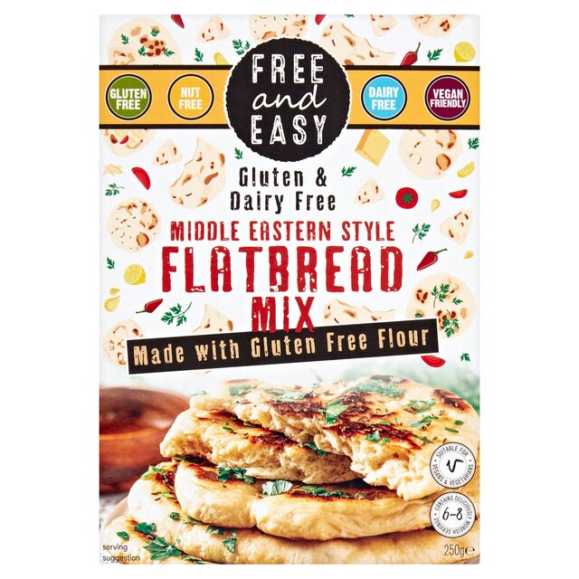 Free and Easy Gluten & Dairy Free Middle Eastern Flatbread Mix