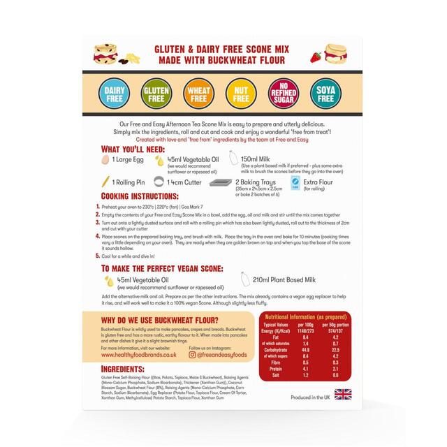 Free and Easy Gluten & Dairy Free Scone Mix thumbnail 2