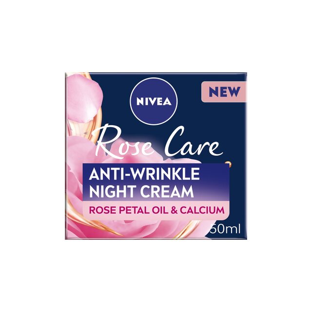NIVEA Rose Care Anti Wrinkle Night Cream with Rose Petal Oil & Calcium thumbnail 3