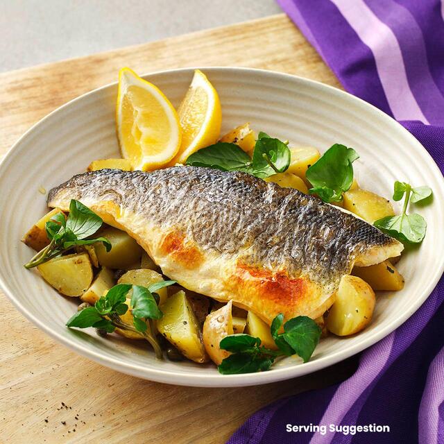 Ocado 2 Sea Bass Fillets Skin On & Boneless thumbnail 4