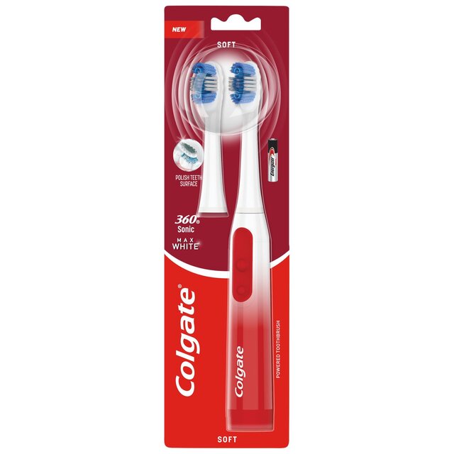 Colgate 360 Sonic Max White Expert Battery Toothbrush Soft thumbnail 2