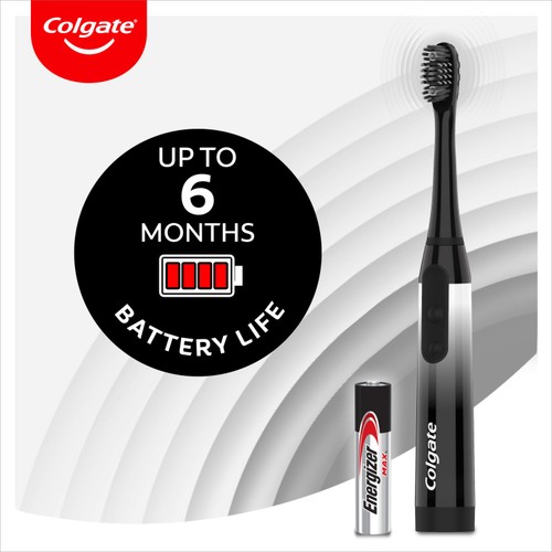 Colgate 360 Sonic Battery Toothbrush Charcoal Soft thumbnail 5