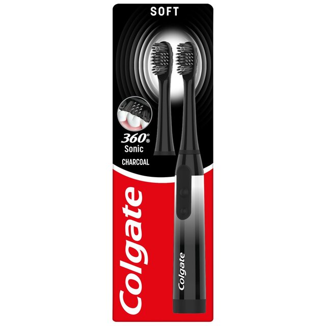 Colgate 360 Sonic Battery Toothbrush Charcoal Soft