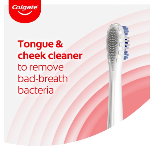 Colgate 360 Sonic Battery Toothbrush Heads Refills Max White Soft thumbnail 5