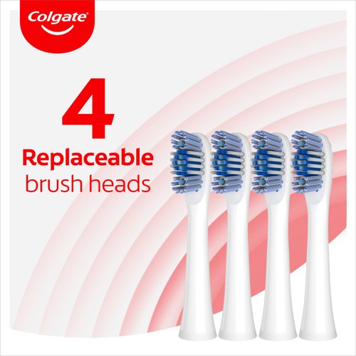 Colgate 360 Sonic Battery Toothbrush Heads Refills Max White Soft thumbnail 6