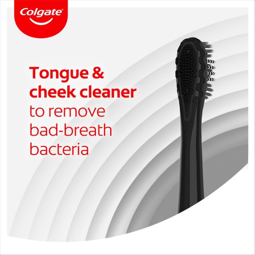 Colgate 360 Sonic Battery Toothbrush Heads Refills Charcoal Soft thumbnail 3