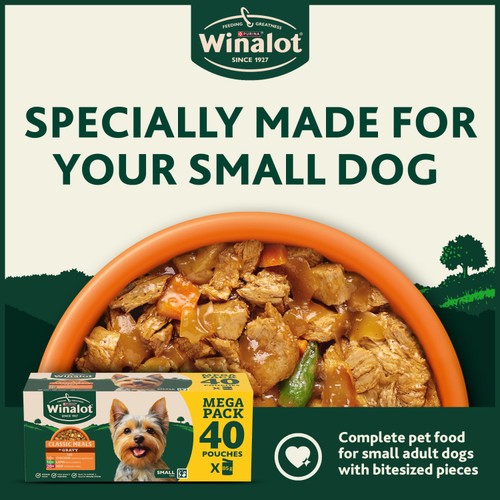 Winalot Meaty Chunks Small Dog Mixed in Gravy Wet Dog Food thumbnail 2