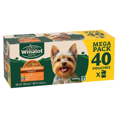 Winalot Meaty Chunks Small Dog Mixed in Gravy Wet Dog Food thumbnail 8