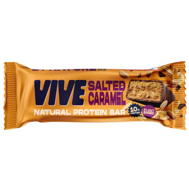 Vive Vegan Chocolate Protein Bars- Salted Caramel