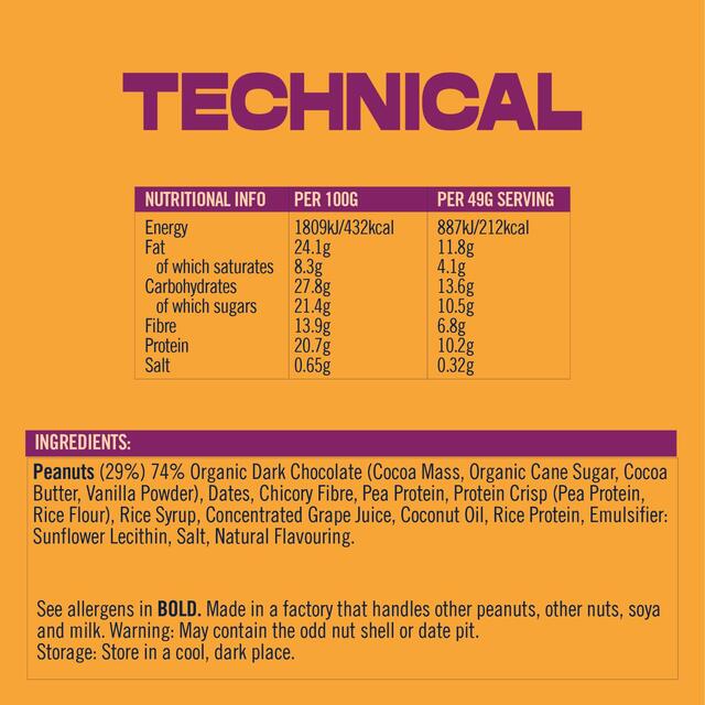 Vive Vegan Chocolate Protein Bars- Salted Caramel thumbnail 5