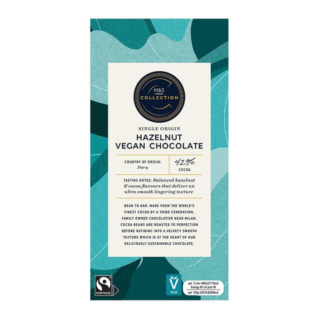 M&S Collection 42% Peruvian Hazelnut Vegan Chocolate thumbnail 2