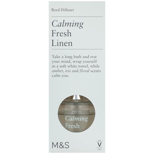 M&S Fresh Linen Reed Diffuser thumbnail 2