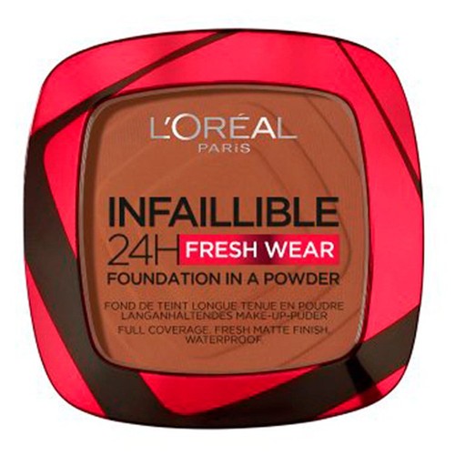 L'Oreal Paris Infallible 24H Foundation in a Powder, Shade 375 Deep Amber
