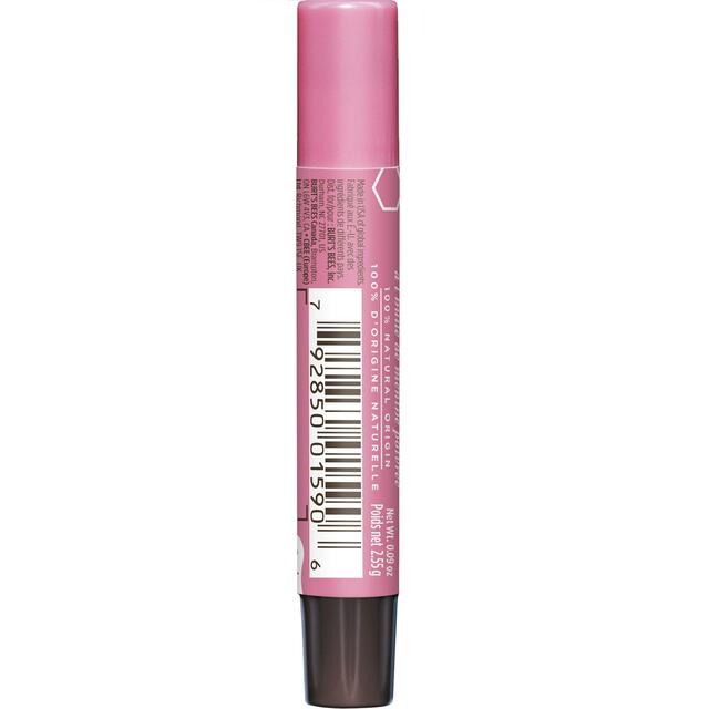 Burt's Bees 100% Natural Origin Moisturising Lip Shimmer, Strawberry thumbnail 3