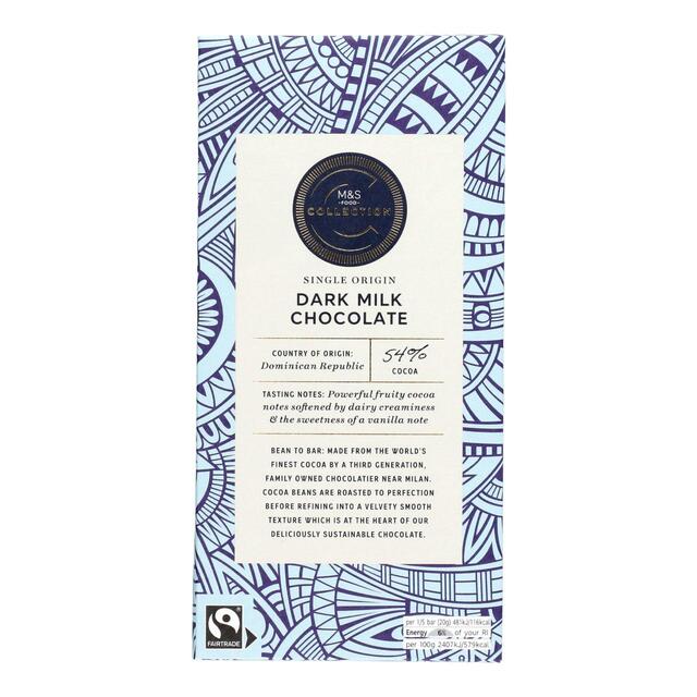 M&S Collection 54% Dominican Republic Dark Milk Chocolate