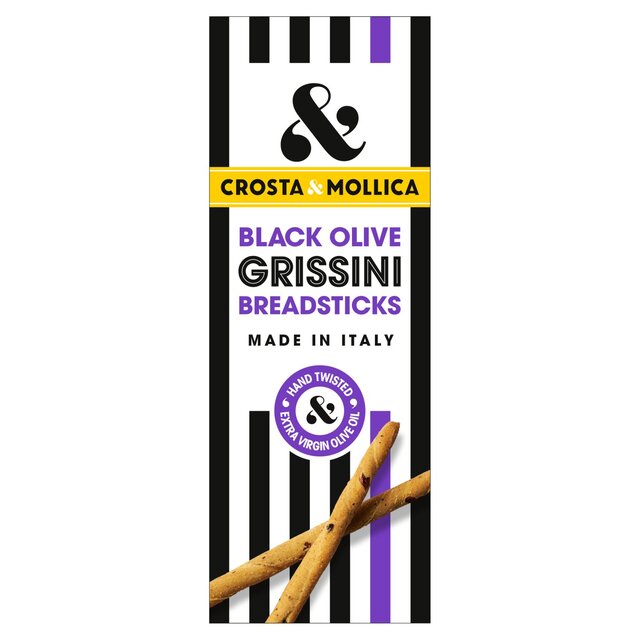 Crosta & Mollica Black Olive Grissini Breadsticks