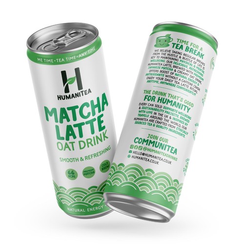 HumaniTea Cold Brew Matcha Latte Oat Drink thumbnail 2