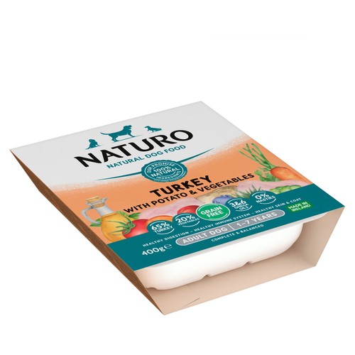 Naturo Grain Free Turkey with Potato & Vegetables thumbnail 3