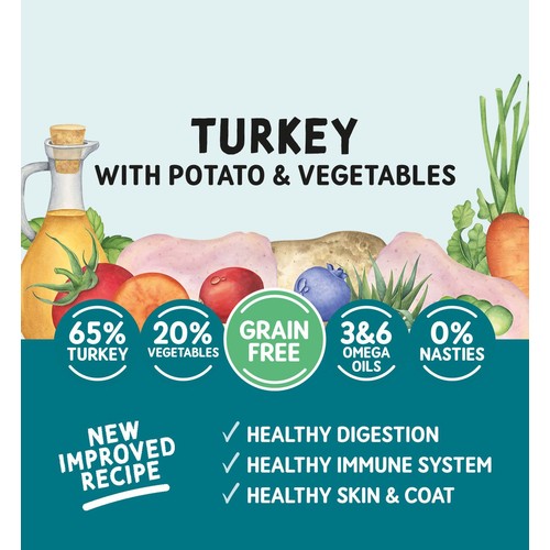 Naturo Grain Free Turkey with Potato & Vegetables thumbnail 5