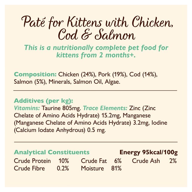 Lily's Kitchen Chicken & Cod with Salmon Pate for Kittens thumbnail 5