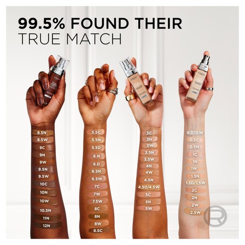 L'Oreal Paris True Match Liquid Foundation 9N Truffle thumbnail 2