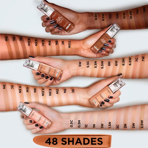 L'Oreal Paris True Match Liquid Foundation 8.5C Pecan thumbnail 5