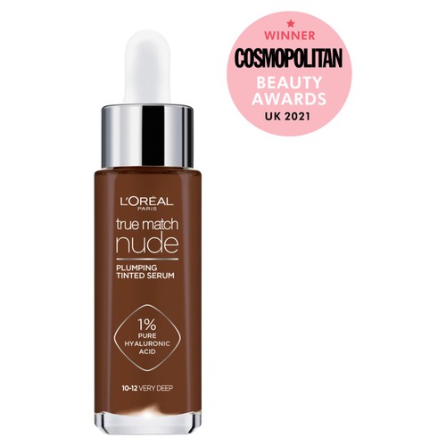 L'Oreal Paris True Match Plumping Tinted Skin Serum, 10-12 Very Deep thumbnail 2