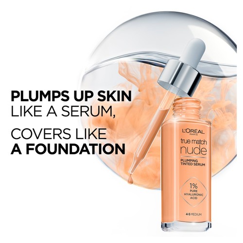 L'Oreal Paris True Match Plumping Tinted Skin Serum, 10-12 Very Deep thumbnail 6