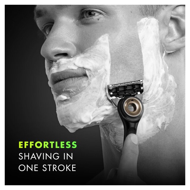 Gillette Labs Exfoliating Razor With Magnetic Stand Black & Gold Edition thumbnail 5