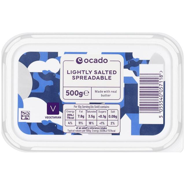 Ocado Lightly Salted Spreadable thumbnail 2